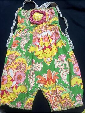 Mustard Pie Floral Romper